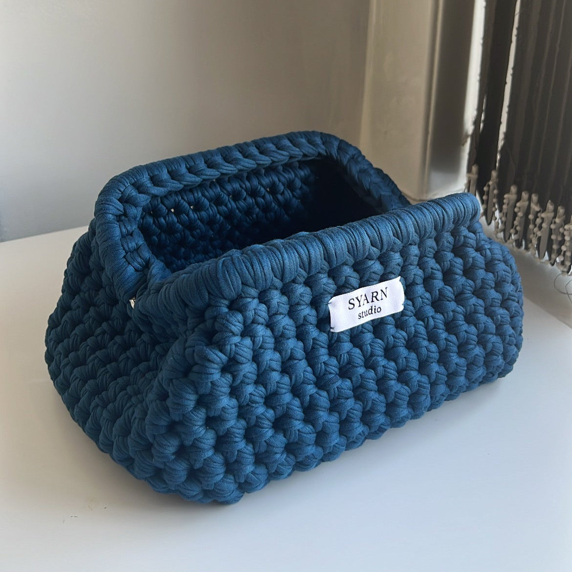 Syarn Clutch Bag - Denim Blue