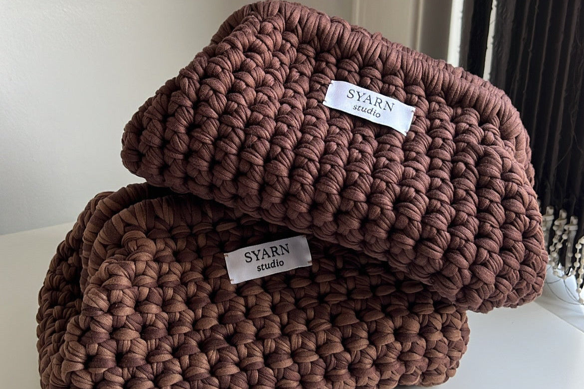 Syarn Clutch Bag - Brown Editions