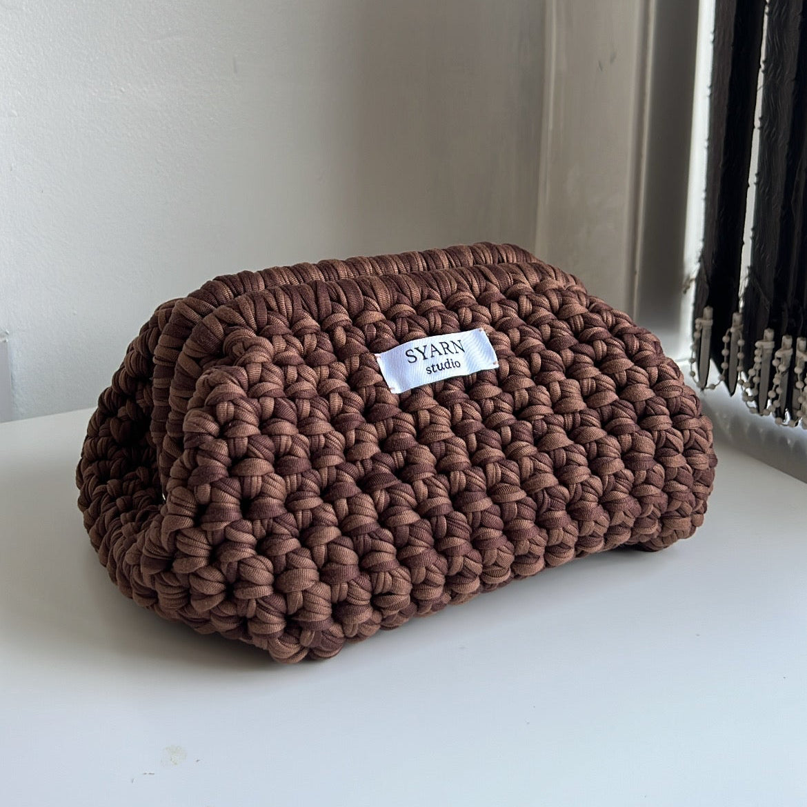 Syarn Clutch Bag - Brown Editions
