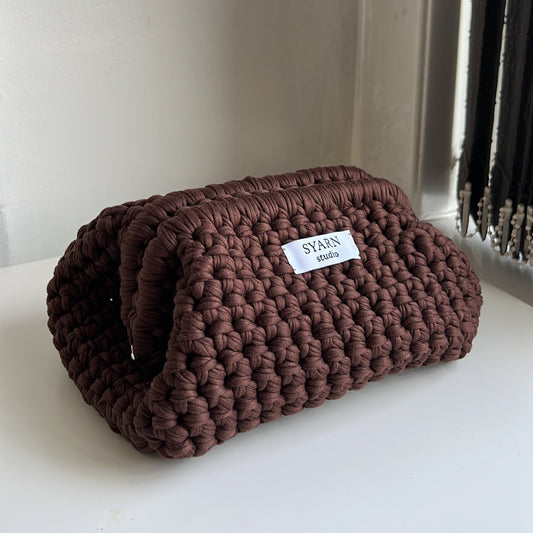 Syarn Clutch Bag - Brown Editions