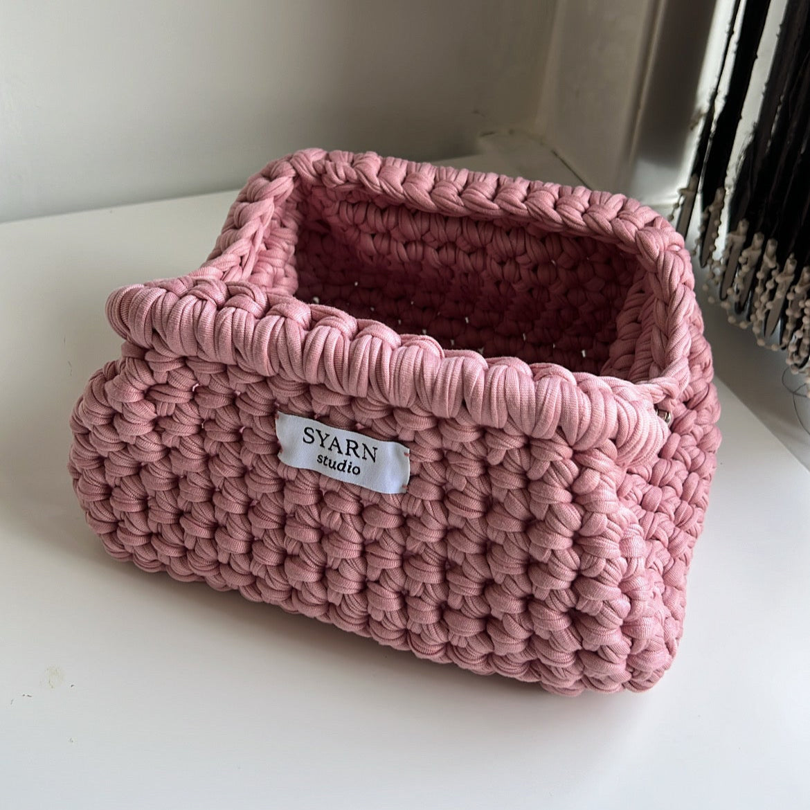 Syarn Clutch Bag - Baby Pink
