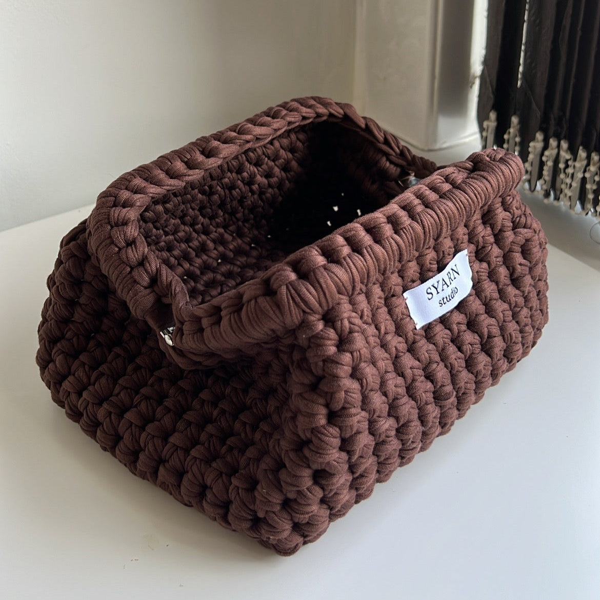 Syarn Clutch Bag - Brown Editions