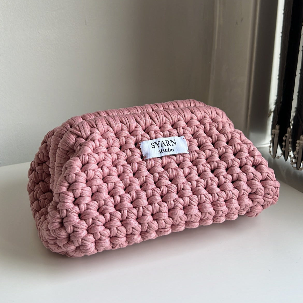 Syarn Clutch Bag - Baby Pink
