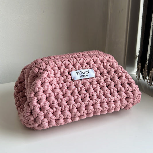 Syarn Clutch Bag - Baby Pink