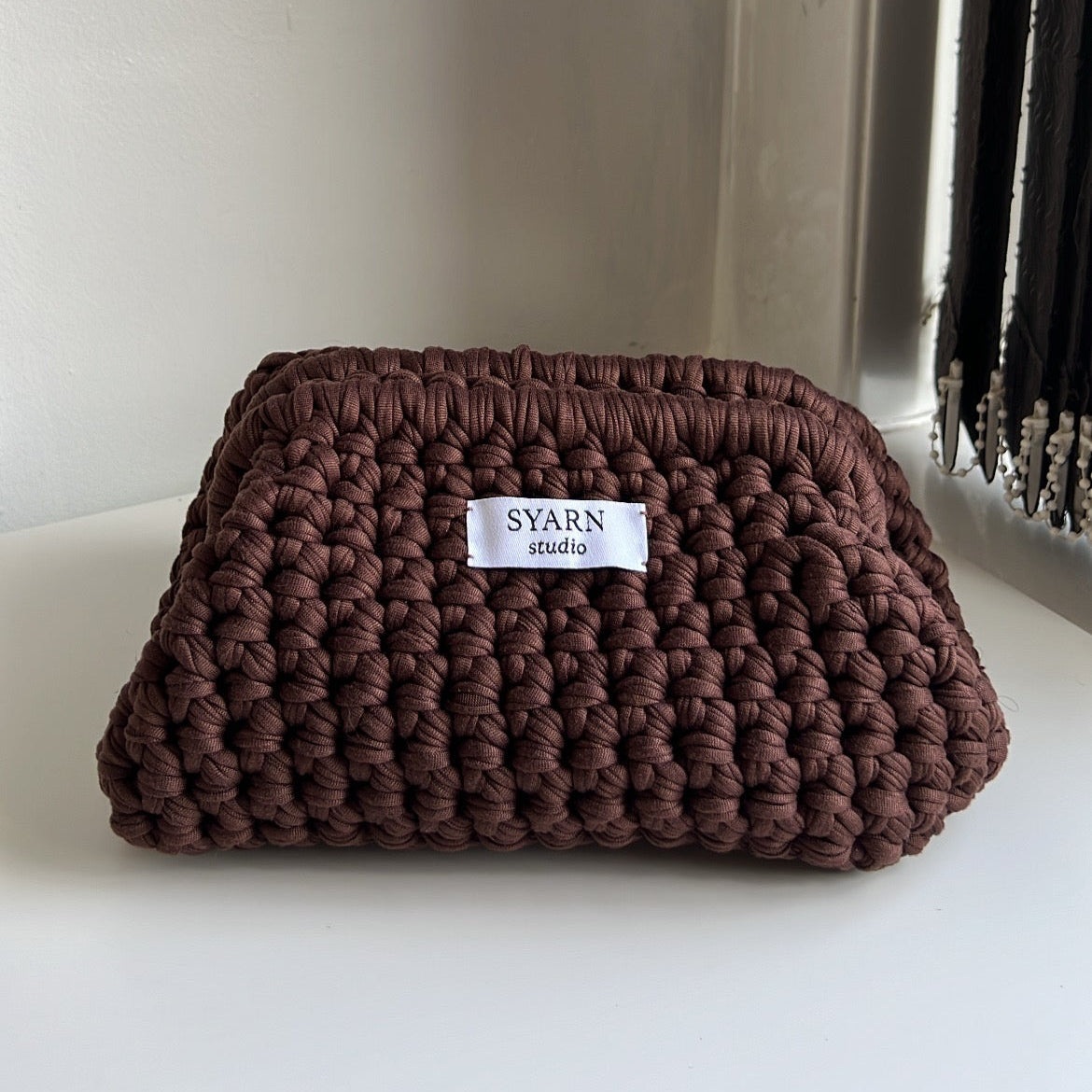 Syarn Clutch Bag - Brown Editions