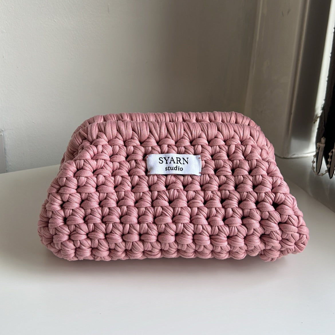 Syarn Clutch Bag - Baby Pink